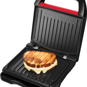 Aanbieding George Foreman Steel Grill Compact contactgrills