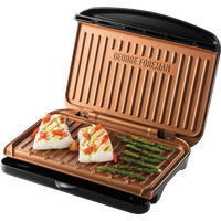 Aanbieding  George Foreman Fit Grill Medium Koper